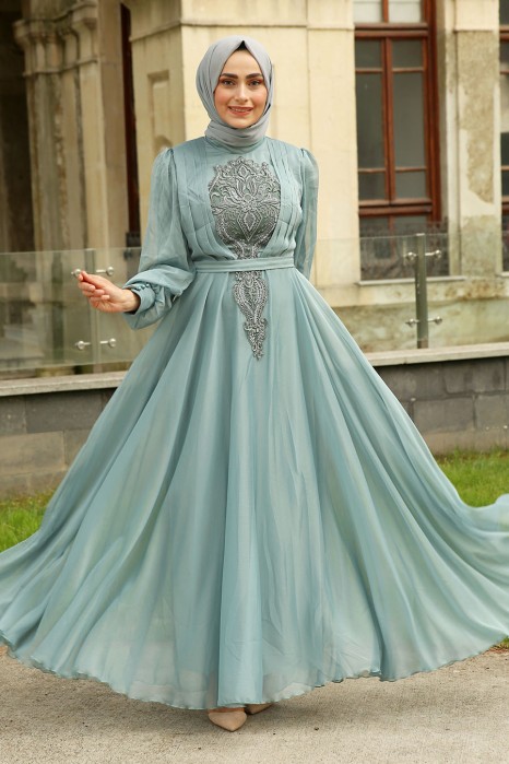 MINT EVENING DRESS 